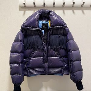 Moncler Grenoble Fringe Down Jacket Size Large